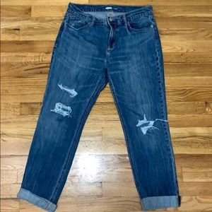 Old Navy Boyfriend Cropped Jeans
